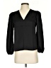 Express 100% Polyester Black Long Sleeve Blouse Size XS - photo 1