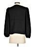 Express 100% Polyester Black Long Sleeve Blouse Size XS - photo 2