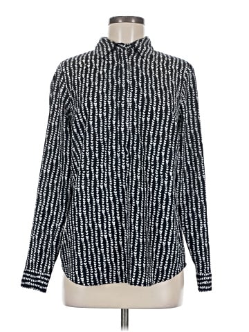 Jones New York Signature Long Sleeve Button-Down Shirt (view 1)