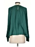 Ulla Johnson 100% Polyester Green Long Sleeve Blouse Size 4 - photo 2