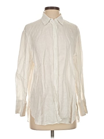 Zara Long Sleeve Button-Down Shirt (view 1)