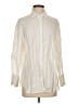 Zara Ivory Long Sleeve Button-Down Shirt Size XS - photo 1