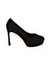 Yves Saint Laurent Black Suede Platform Pumps Size EU 38 1/2 - photo 1