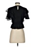 Express Black Short Sleeve Top Size XXS - photo 2