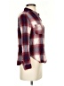 Levi's Plaid Burgundy Long Sleeve Button-Down Shirt Size S - photo 4