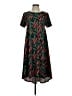 Lularoe Print Green Casual Dress Size XS - photo 1