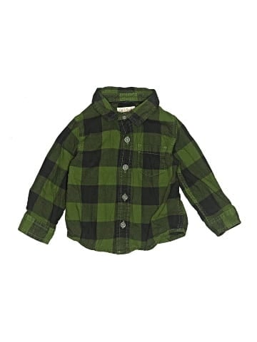 Cat & Jack Long Sleeve Button-Down Shirt (view 1)