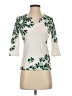 Pendleton 100% Cotton Ivory 3/4 Sleeve Top Size P (petite) - photo 1