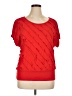 B-Design Red Short Sleeve Top Size XL - photo 1