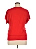 B-Design Red Short Sleeve Top Size XL - photo 2