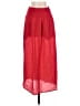 Nine West Solid Red Casual Skirt Size XS - photo 1