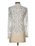 Bella Dahl 100% Rayon Polka Dots Silver White 3/4 Sleeve Blouse Size XS - photo 2