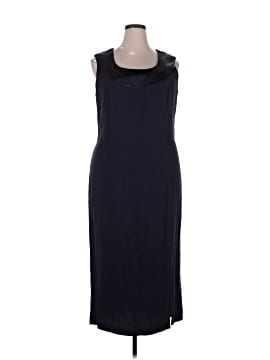slim fit dress slacks SL Fashions Plus Size Embellished-sleeve Ruched Gown - Black