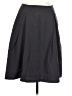 Mikarose 100% Polyester Solid Black Gray Casual Skirt Size L - photo 1
