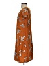A New Day 100% Polyester Print Orange Casual Dress Size XS - photo 5