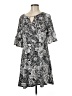 Ruby Rd. Paisley Gray Casual Dress Size M - photo 1