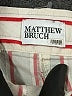 Matthew Bruch 100% Cotton Stripes Ivory Shorts Size XXL (5) - photo 3