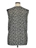 Apt. 9 100% Polyester Gray Sleeveless Blouse Size XL - photo 2