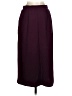 Unbranded Solid Burgundy Formal Skirt Size XS - photo 2