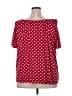 Star Vixen Red Short Sleeve Blouse Size 2X - photo 2