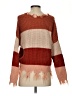 Love Tree 100% Acrylic Color Block Red Pullover Sweater Size S - photo 2