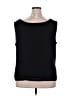 Dana Kay 100% Polyester Black Sleeveless T-Shirt Size 24w - photo 2