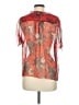 Meadow Rue Red Short Sleeve Blouse Size M - photo 2