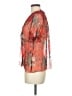Meadow Rue Red Short Sleeve Blouse Size M - photo 5