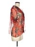 Meadow Rue Red Short Sleeve Blouse Size M - photo 4