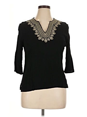 Cathy Daniels 3/4 Sleeve Top (view 1)