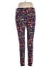 Lularoe Floral Blue Active Pants Size 1X (Tall & Curvy) - photo 1