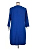 CeCe Solid Blue Casual Dress Size 14W - photo 2