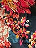 Unbranded Black Blue 3/4 Sleeve Blouse Size M - photo 7