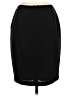 DKNY 100% Rayon Solid Black Formal Skirt Size 4 - photo 2