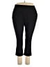 Amanda + Chelsea Solid Black Active Pants Size 18w - photo 1