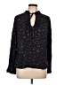 Adriano Goldschmied 100% Rayon Black Long Sleeve Blouse Size L - photo 1