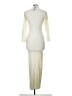 boa. Ivory Cocktail Dress Size L - photo 2