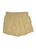 Shein 100% Polyester Solid Tan Khaki Shorts Size 4 - photo 2