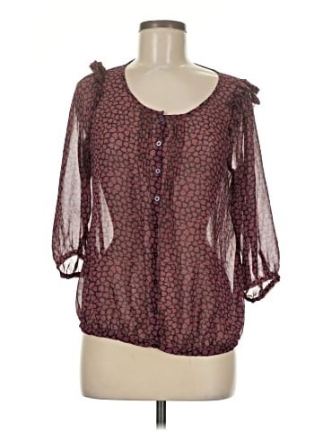 Pins and Needles 3/4 Sleeve Blouse (view 1)