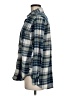 Gap 100% Cotton Plaid Blue Long Sleeve Button-Down Shirt Size M - photo 5