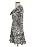 Stradivarius Print Ivory Casual Dress Size S - photo 5