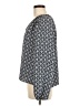 Ann Taylor LOFT 100% Polyester Blue Long Sleeve Blouse Size M - photo 5