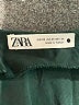 Zara Solid Black Green Cocktail Dress Size S - photo 7