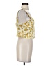 Rose + Olive 100% Polyester Yellow Sleeveless Blouse Size XS - photo 4