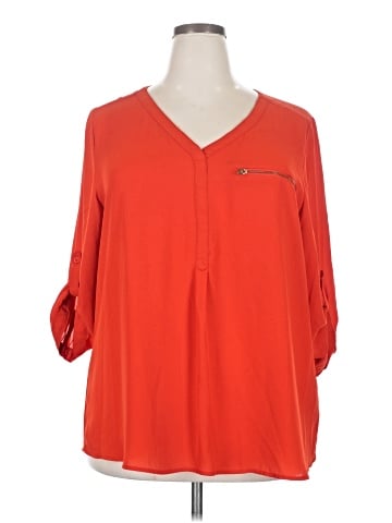 Roz & Ali 3/4 Sleeve Blouse (view 1)