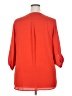 Roz & Ali 100% Polyester Orange 3/4 Sleeve Blouse Size 2X - photo 2