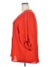 Roz & Ali 100% Polyester Orange 3/4 Sleeve Blouse Size 2X - photo 5