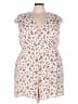 Torrid 100% Rayon Print Ivory Romper Size 3X Plus (3) - photo 1