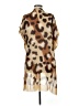 Unbranded 100% Polyester Brown Kimono Size M (estimated) - photo 2