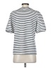 Anne Klein Stripes White Short Sleeve Top Size S - photo 2